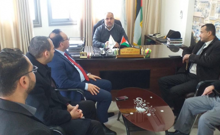 نيابة غزة الكلية تلتقي بنيابة غزة الجزئية الثالثة لاستمرار التعاون على تجويد العمل