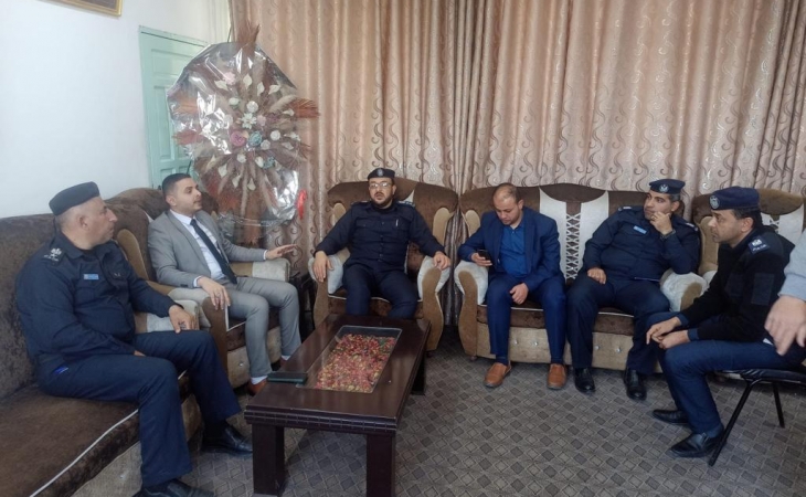 نيابة غزة الجزئية الأولى تُجري زيارة تعاونية لمركز شرطة الشجاعية