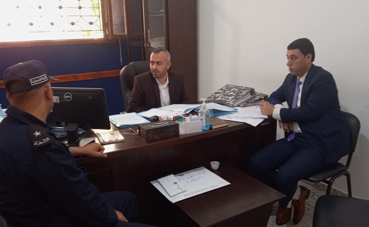  التفتيش القضائي يبدأ في إجراء معايشة لأعضاء النيابة المحقّقين في  نيابتَي رفح والشمال الجزئية