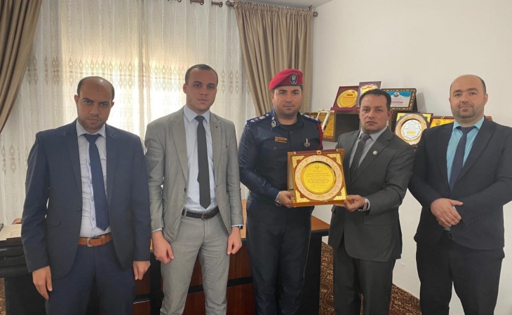 نيابة غزة الجزئية الثانية تُجري زيارة لمدير دائرة الانضباط العسكري في قطاع غزة
