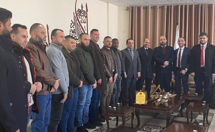 نيابتَا غزة الجزئيّتان الأولى والثانية تجتمع مع قيادة المباحث العامة