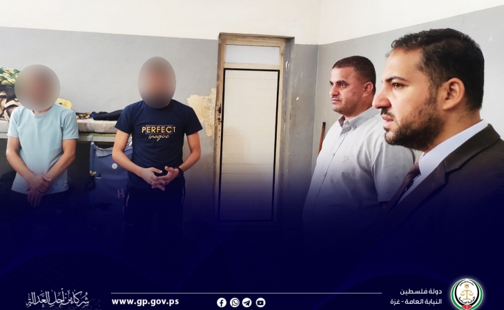 أعضاء النيابات الجزئية في محافظات القطاع يُجرون جولات تفتيشية على المراكز الشرطية خلال أيام عيد الأضحى المبارك