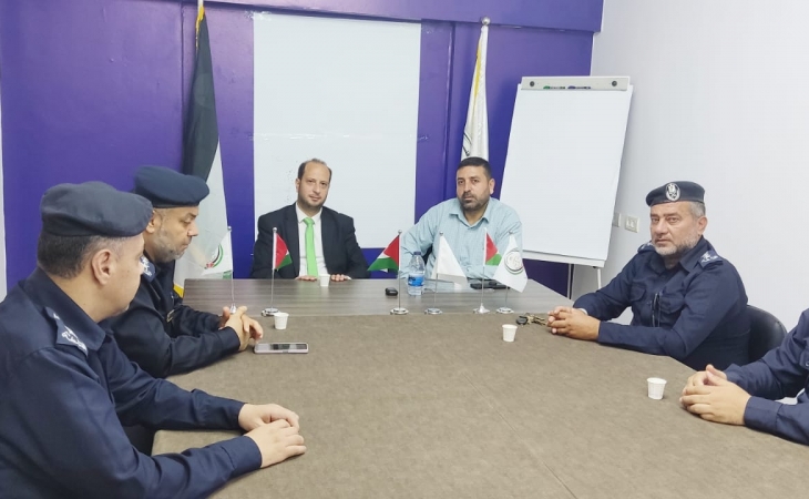 نيابة الوسطى الجزئية تستقبل مدير عام الشرطة القضائية والوفد المرافق له