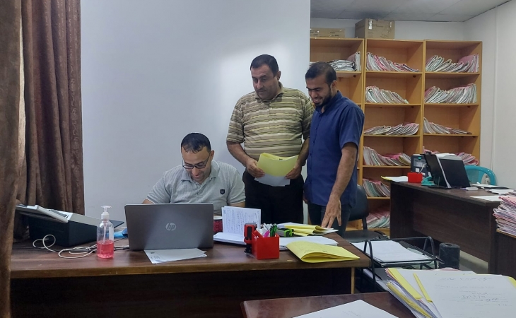 نيابة تنفيذ الأحكام الجزائية تواصل جولاتها التفتيشية على النيابات الكلية في محافظات قطاع غزة