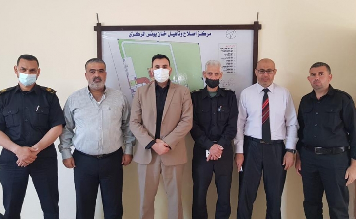نيابة تنفيذ الاحكام تتفقد مركز تأهيل و اصلاح خانيونس المركزي 