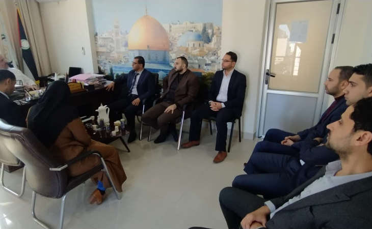 رئيس نيابة غزة الكلية يعقد اجتماعه الأول بأعضاء النيابة ورئيس قلمها