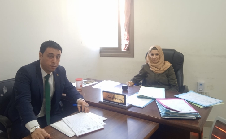 التفتيش القضائي يُجري جولة معايشة لأعضاء نيابة غزة الجزئية الثالثة