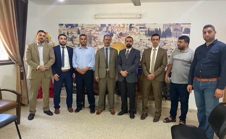 رئيس نيابة تنفيذ الأحكام  يناقش مع رؤساء النيابة آليات النهوض  بأرشفة الملفات الجزائية الكترونياً