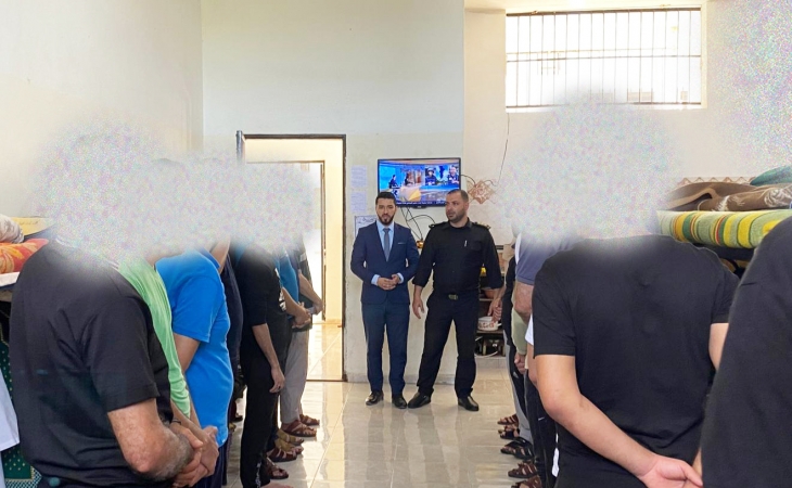 نيابة غزة الكلية تُجري جولة تفتيشية على سجنَي (طيبة والكتيبة) بغزة