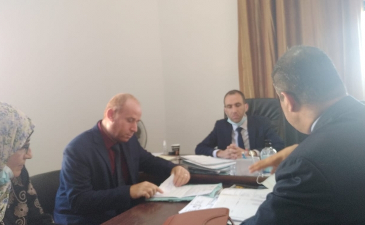 لجنة مسابقة النيابة المتميزة تقيم الأداء بنيابة الوسطى والاستئناف والشمال