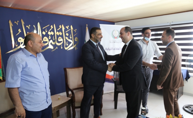 لقاء معايدة النائب العام مع أسرة النيابة العامة