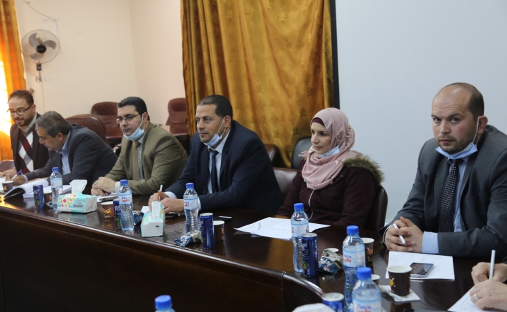 المكتب الفني بالنيابة العامة وممثلي بلديات قطاع غزة يؤكدون على توحيد الإجراءات والالتزام بتطبيق قانون تنظيم المدن وخدمة وتيسير معاملات المواطنين