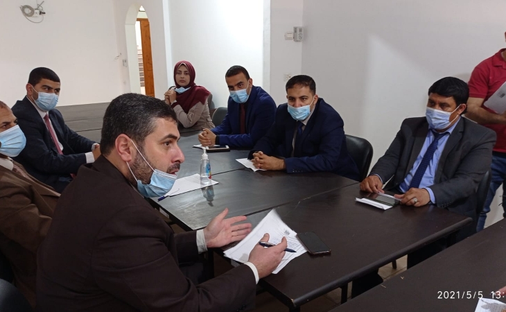 نيابة خانيونس الجزئية والكلية  يؤكدان على النهوض يجودة التحقيقات وضمان الحقوق الدستورية التي ترسي منهاج العدالة