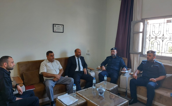 نيابة غزة الجزئية الثالثة تنظم جولة لمراكز شرطة غرب محافظة غزة