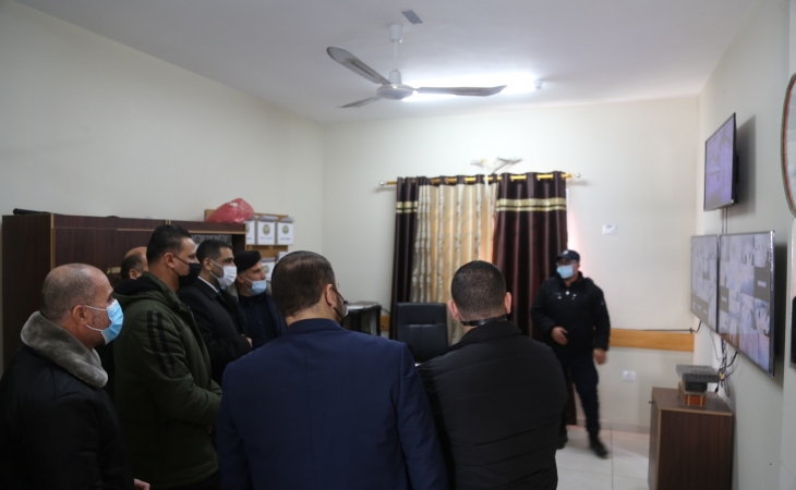 النائب العام يقوم بزيارة تفقدية لمركز شرطة الشيخ رضوان