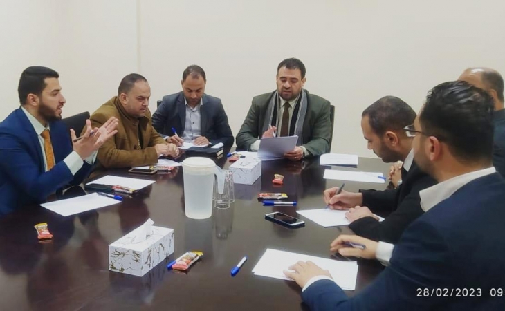 نيابة غزة الكلية تُجري زيارة لمحكمة بداية غزة