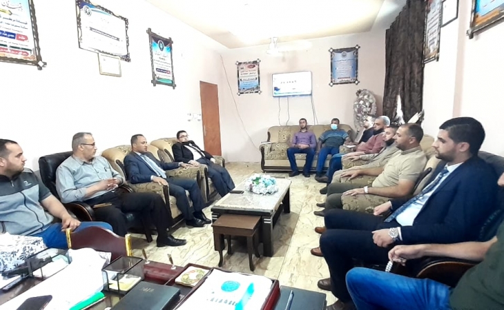 نيابة رفح الجزئية وإدارة المباحث العامة بمحافظة رفح يناقشان آليات تطوير أساليب التحرّي وجمع الاستدلالات في تعقب الجريمة
