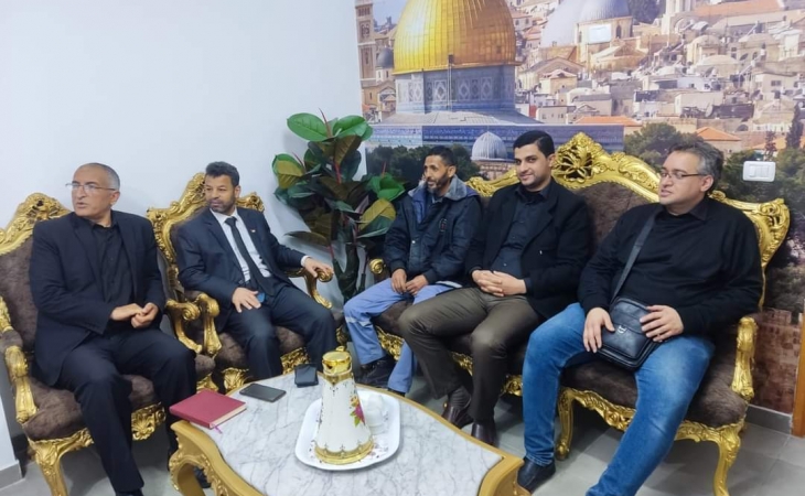 نيابة خانيونس الجزئية تجتمع مع شركة كهرباء فرع خانيونس