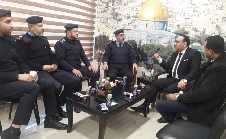 نيابة غزة الجزئية الثالثة تستقبل وفداً من إدارة شرطة المرور والحوادث