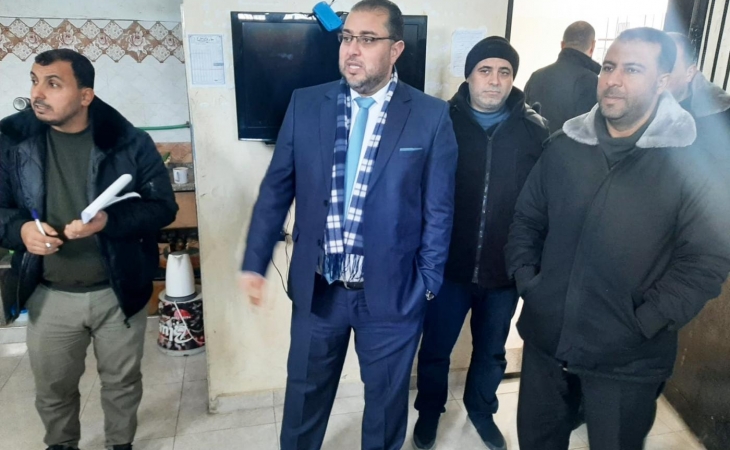 نيابة المؤسسات تُجري جولة تفقدية على مركز إصلاح وتأهيل طيبة المركزي بمحافظة غزة