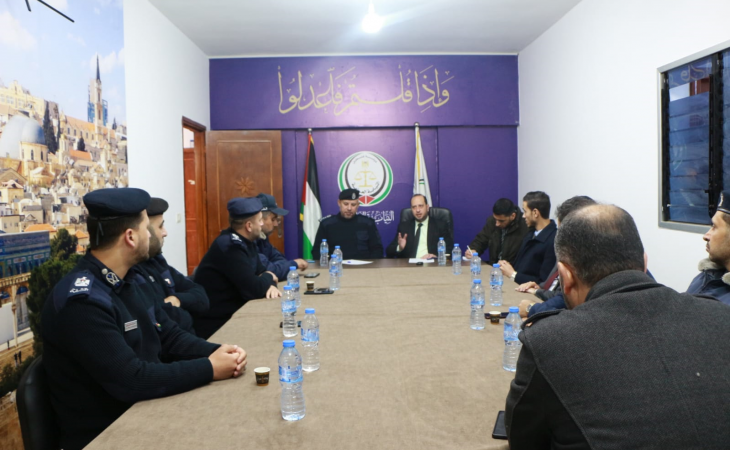 نيابة الوسطى الجزئية تستقبل مدير شرطة المحافظة الوسطى والوفد المرافق له