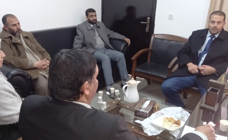 المكتب الفني في النيابة العامة يجتمع مع نيابة خانيونس الكلية