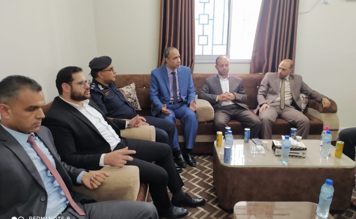 مدير نيابة غزة الجزئية ومدير مركز الشيخ رضوان يؤكدان على تضافر الجهود فى تحقيق العدالة والاستقرار المجتمعي