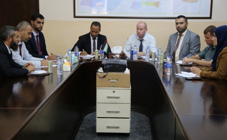 المكتب الفني يلتقي بنيابة رفح  للنهوض بجودة الأداء الفني ويشيد بسرعة انجازها لقضايا التي تمس الاستقرار المجتمعي
