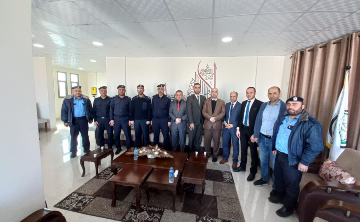 نيابة غزة الجزئية الثانية تستقبل مدير مركز الشاطئ