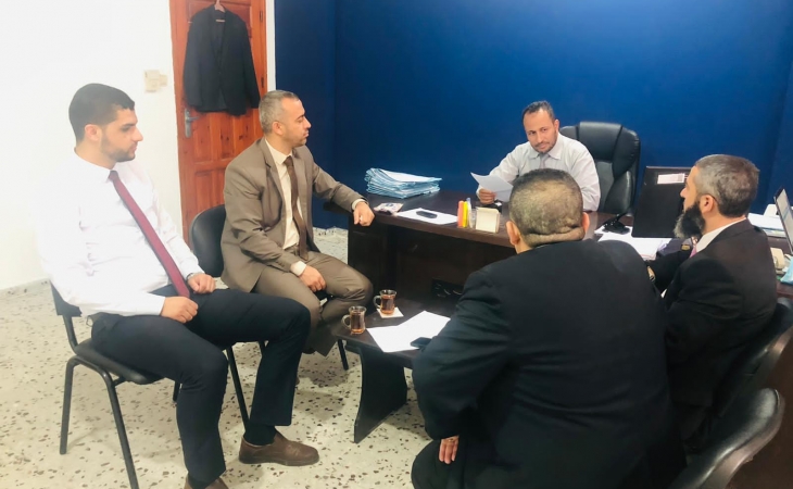 مدير نيابة رفح الجزئية المستشار رأفت عرام : مستمرون بسياسة الباب المفتوح والتي أثمرت برد المظالم وتعزيز ثقة المواطن بنفسه وأجهزة العدالة