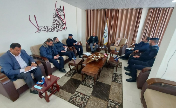  نيابة غزة الجزئية الثالثة تستقبل وفداً من مفتشي التحقيق في المراكز الشرطية بالمحافظة