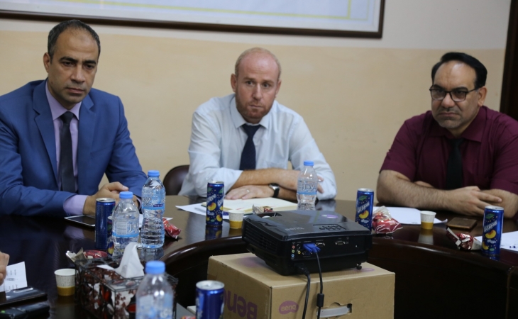 المكتب الفني يلتقي بنيابة غزة الدائرة الثانية للنهوض بجودة الأداء الفني وحسن الأداء الفني