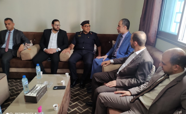 مدير نيابة غزة الجزئية ومدير مركز الشيخ رضوان يؤكدان على تضافر الجهود فى تحقيق العدالة والاستقرار المجتمعي