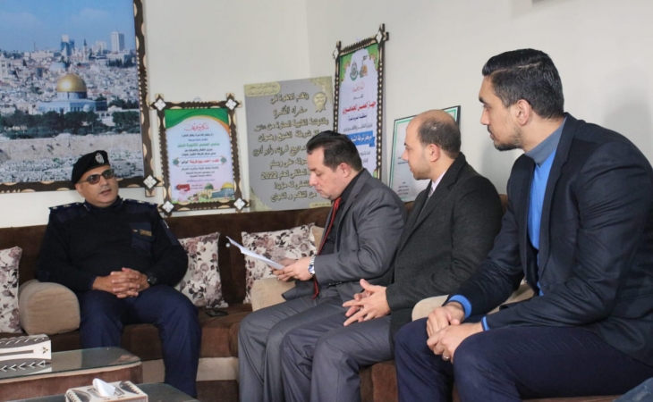 نيابة غزة الجزئية الثانية تُجري زيارة تفقدية لمركز شرطة الشيخ رضوان