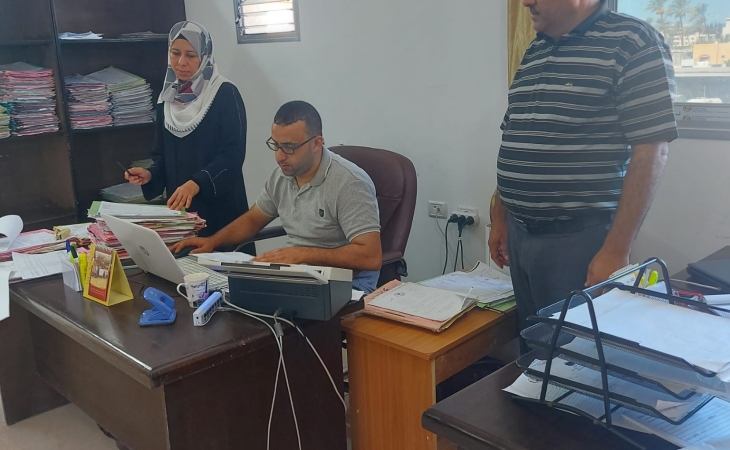 نيابة تنفيذ الأحكام الجزائية تواصل جولاتها التفتيشية على النيابات الكلية في محافظات قطاع غزة