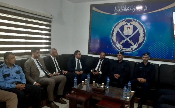 مدير نيابة رفح الجزئية ومدير مركز شرطة المدينة يؤكدان على تجويد العمل القضائي وتيسير معاملات المواطنين