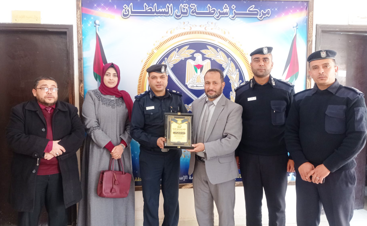 نيابة رفح الجزئية تعقد زيارة تعاونية لمركز شرطة تل السلطان