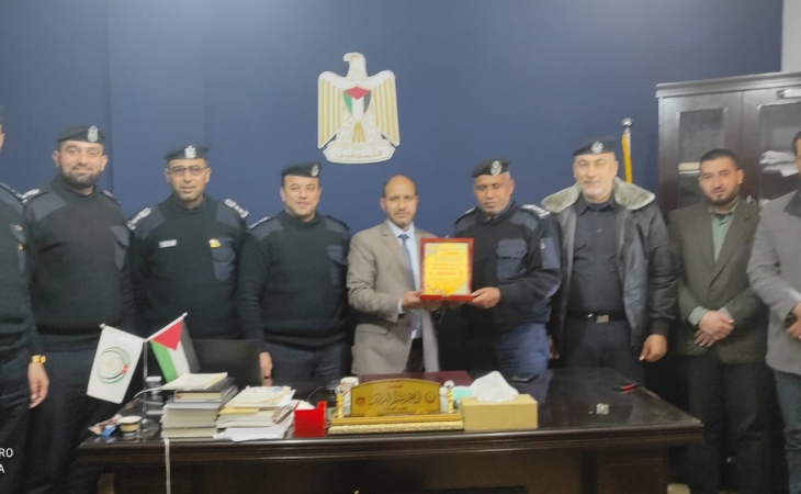 نيابة رفح الكلية تستقبل وفداً من شرطة محافظة رفح