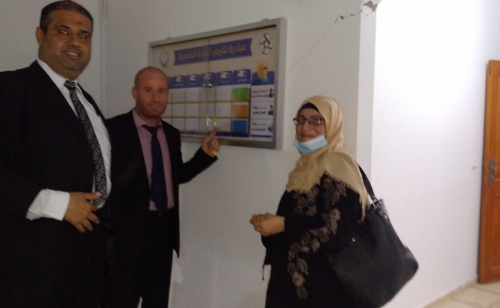 لجنة مسابقة النيابة المتميزة تقيم الأداء بنيابة بسرايا نيابات رفح وخانيونس