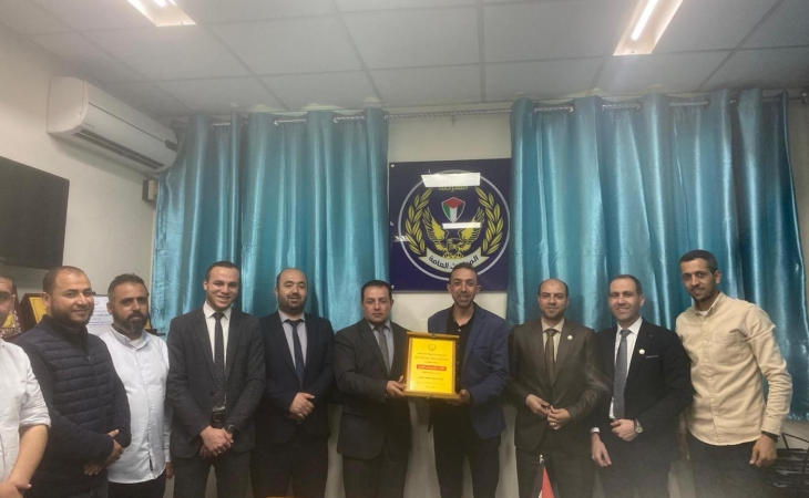 نيابة غزة الجزئية الثانية تُجري زيارة لمدير دائرة المباحث الطبية
