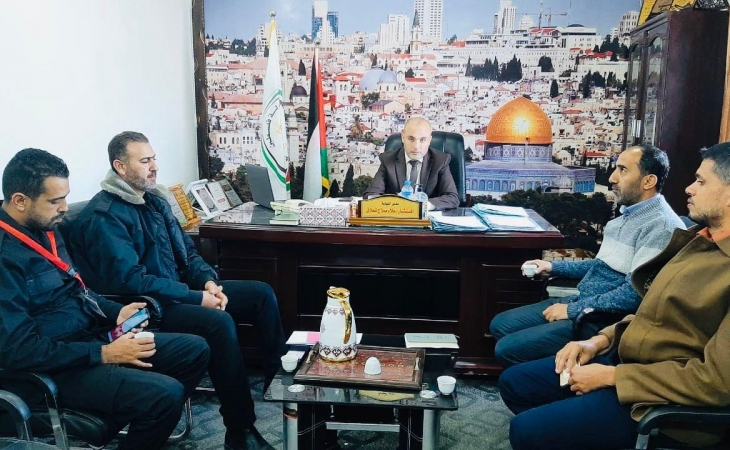 نيابة الوسطى الجزئية تستقبل وفد من الأجهزة الأمنية وهيئة التوجيه والسياسي بالمحافظة 