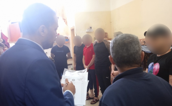 نيابة خانيونس الكلية تُجري زيارة تفقدية لمركز سجن أصداء