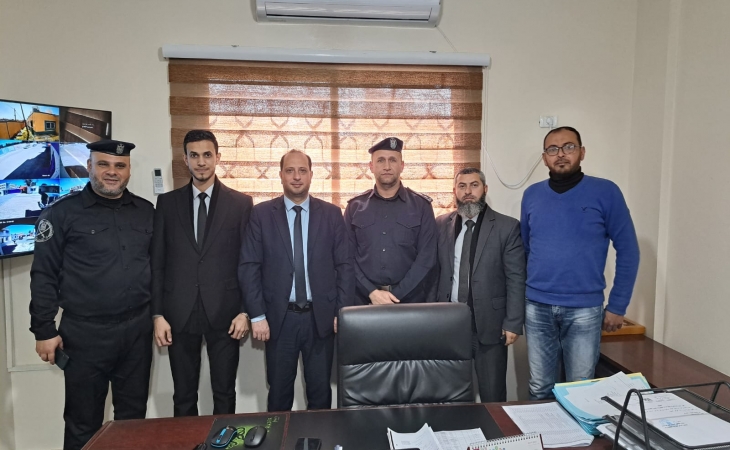 نيابة الوسطى الجزئية تُجري زيارة تفقدية لمركز شرطة النصيرات