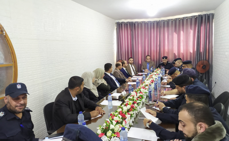 نيابتي غزة الجزئية الأولي والثانية تجريان زيارة تعاونية لقيادة شرطة محافظة غزة