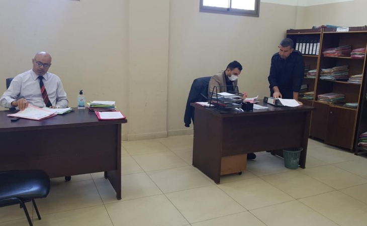 نيابة تنفيذ الاحكام تتفقد مركز تأهيل و اصلاح خانيونس المركزي 