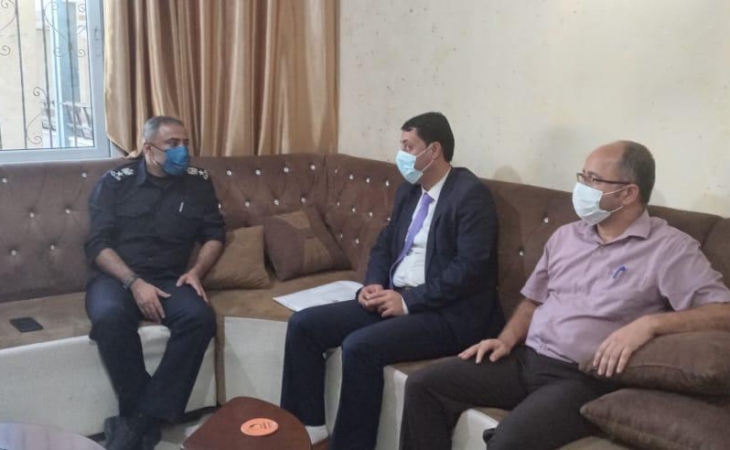 التفتيش القضائي يجري زيارات تفتيشية على مراكز شرطة محافظات وسط وجنوب قطاع غزة *