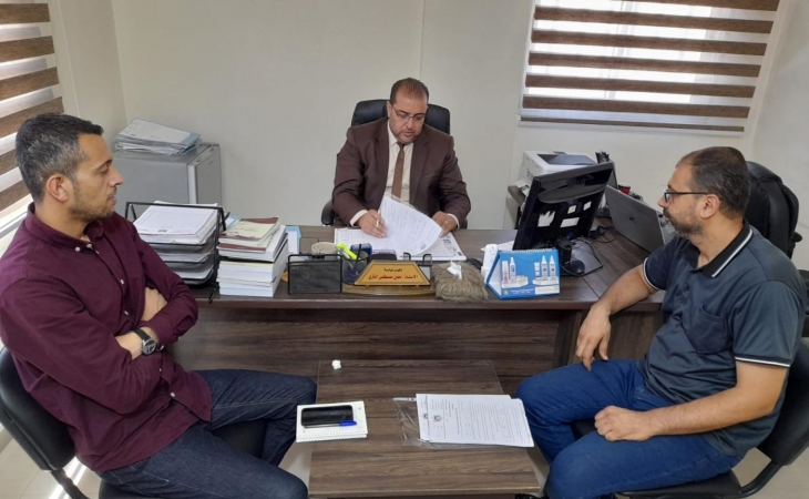 نيابة المؤسسات ومكافحة الفساد وجرائم الأموال تجتمع مع مفتش تحقيق المباحث الطبية