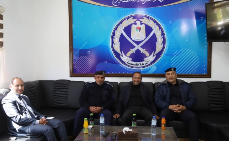 نيابتَا رفح الكلية والجزئية تُجريان زيارة تعاونية لقيادة شرطة محافظة رفح