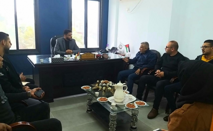 إدارة مكافحة المخدرات تكرم أعضاء نيابة خانيونس الجزئية