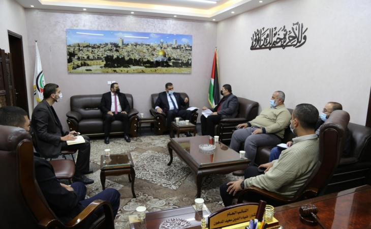 النائب العام ورئيس وحدة التنسيق الفصائلي، يؤكدان على تعزيز الإجماع الوطني وسيادة القانون